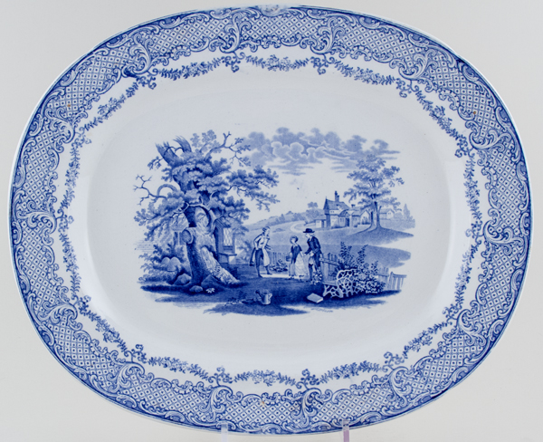 Meat Dish or Platter c1845